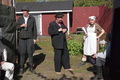 Torikauppias Jormalainen (Terjo Vihersalo), johtaja Palkeinen (Jukka Linja), kellomestarin vaimo (Maikku Tuomi) ja talonmies Harakka (Kauko Pajukoski).